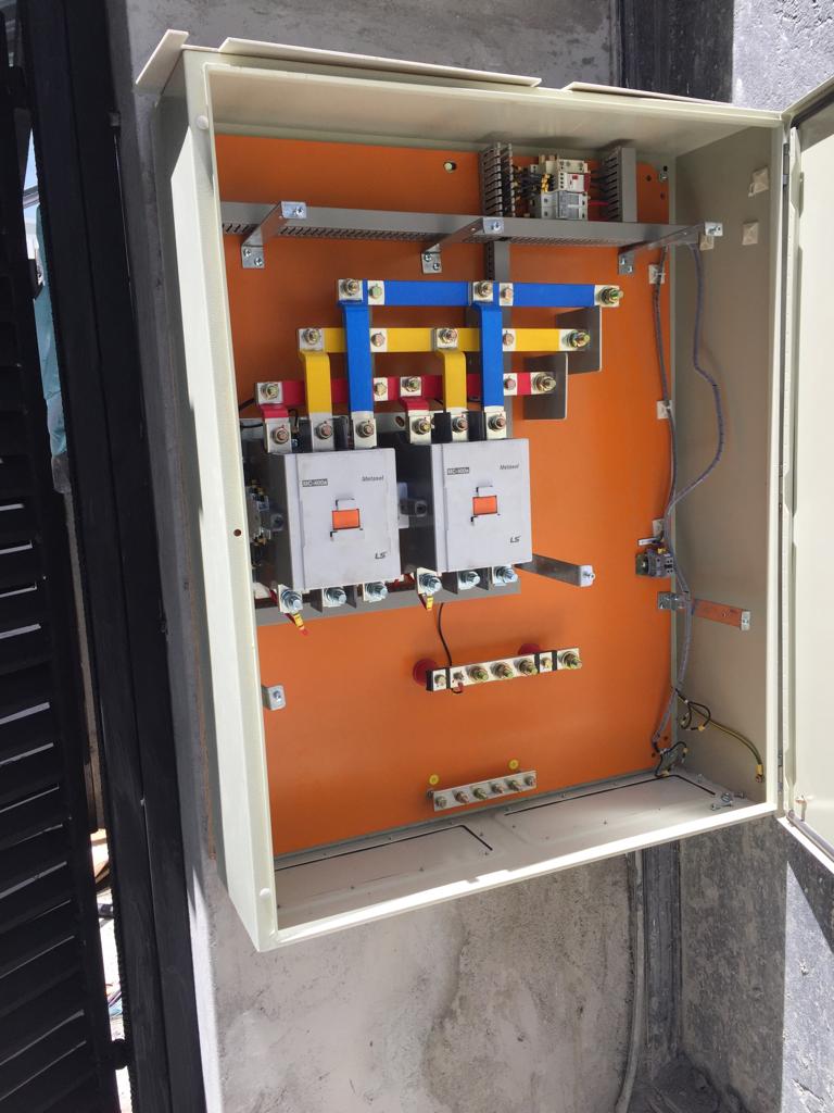 Main electrical distribution unit for a commercial site.